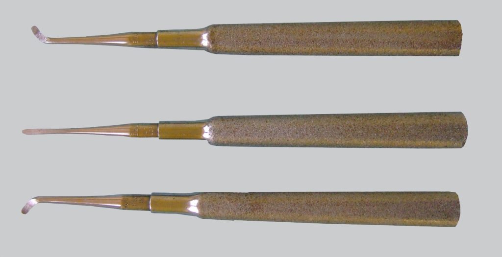 Dental tools on tray