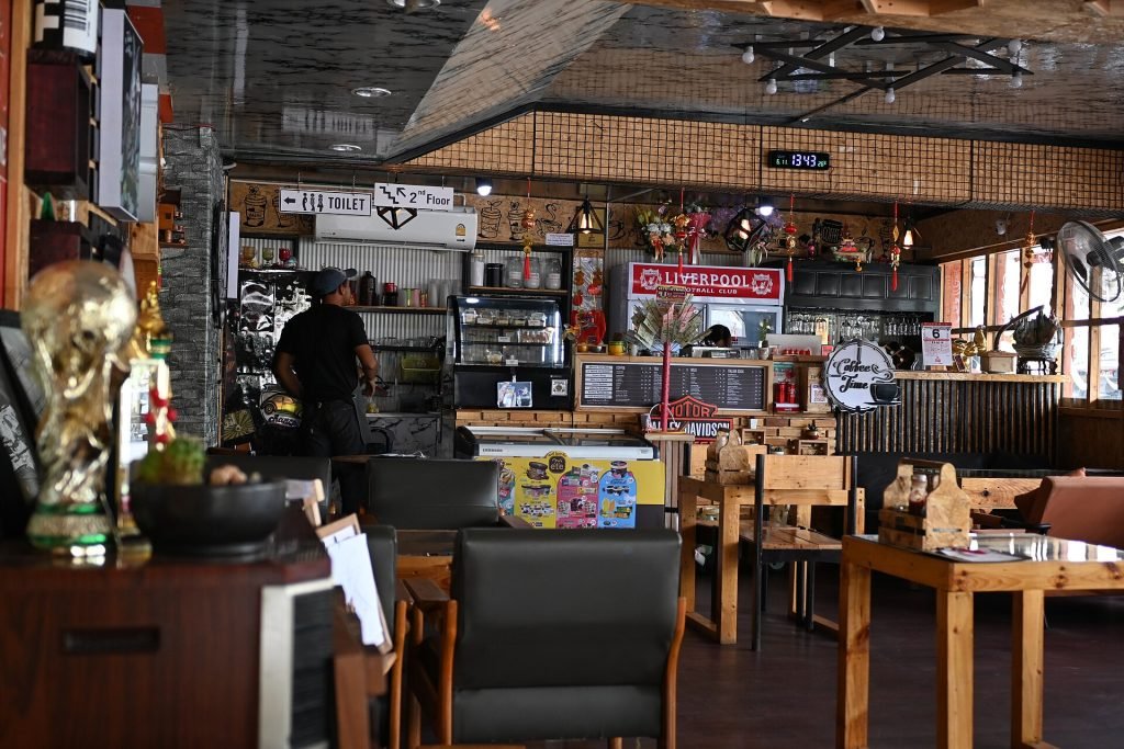 Casual restaurant interior