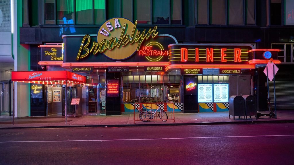 Diner booth seating